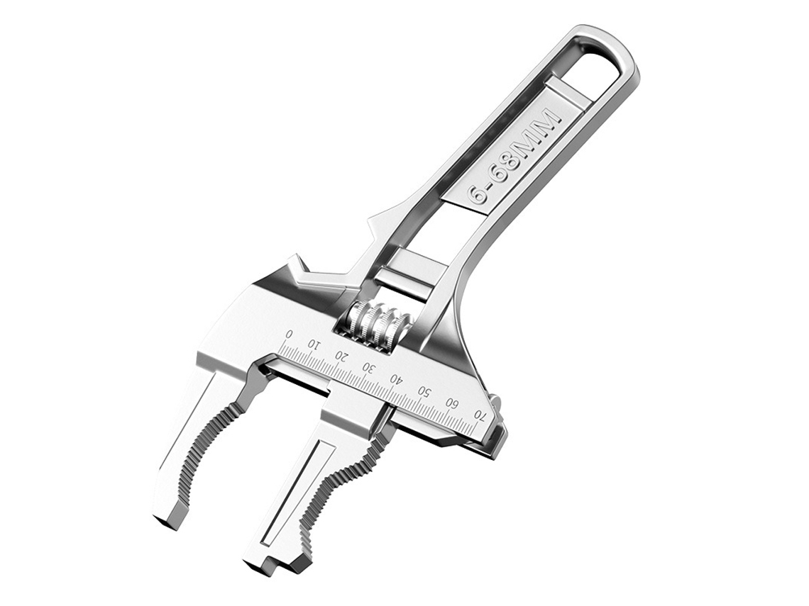 Chave De Canos Ajustável Multifuncional Para Reparos De Pia, Banheiro E Torneiras 6-68mm