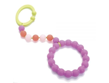 CHEWBEADS Anel de Dentição Gramercy Rosa
