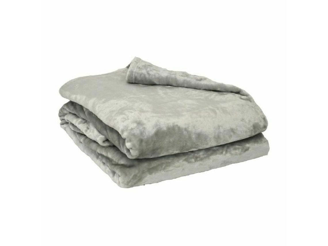 Manta POYET MOTTE (36.80 x 30.40 x 16.60 cm - Poliéster - Bege)