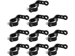 Suporte Para Farol De Motocicleta,conjunto 10 Peças,braçadeiras Aço Inoxidável Montagem Tubo...