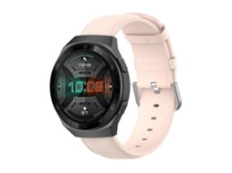 Pulseira De Couro Preta De 22 Mm Para Huawei Watch Gt 2e (com Fivela Redonda)