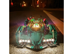 (versão Com Luzes) Modelo De Carro De Corrida De Blocos De Montar, Versão Conceito, Um Presente Ideal Para Crianças.