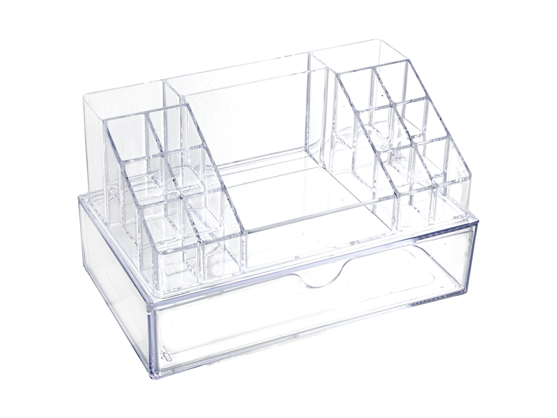 Organizador cosmético transparente
