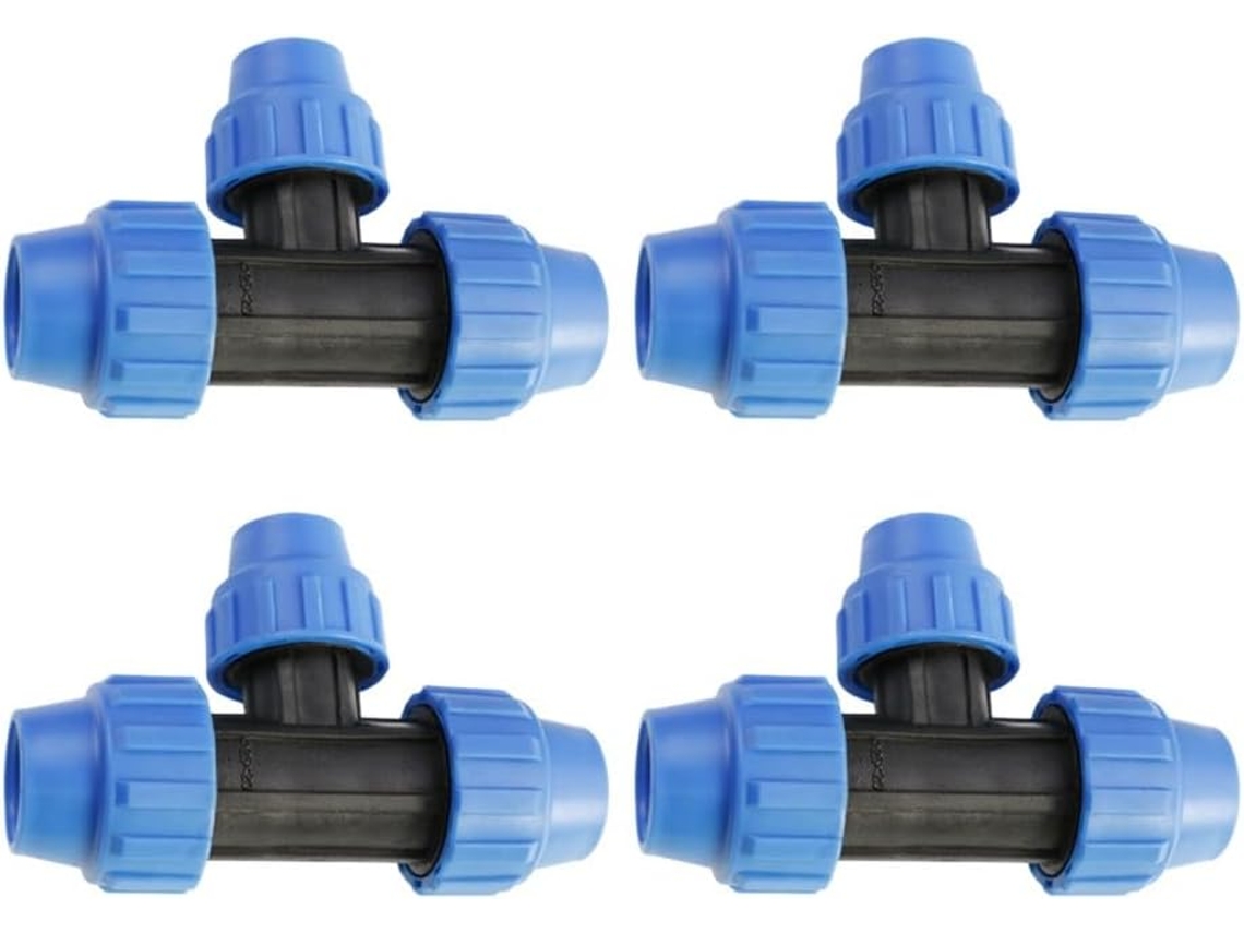 Conexão De Mangueira Água Plástico Pe 1/4", Conexões Irrigação 16