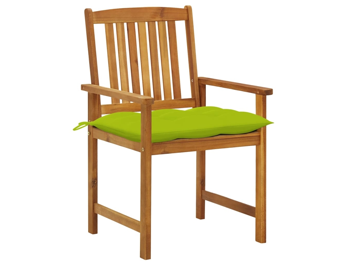 Maison Exclusive - Cadeiras De Jardim Com Almofadões 8 Pcs Acácia Maciça