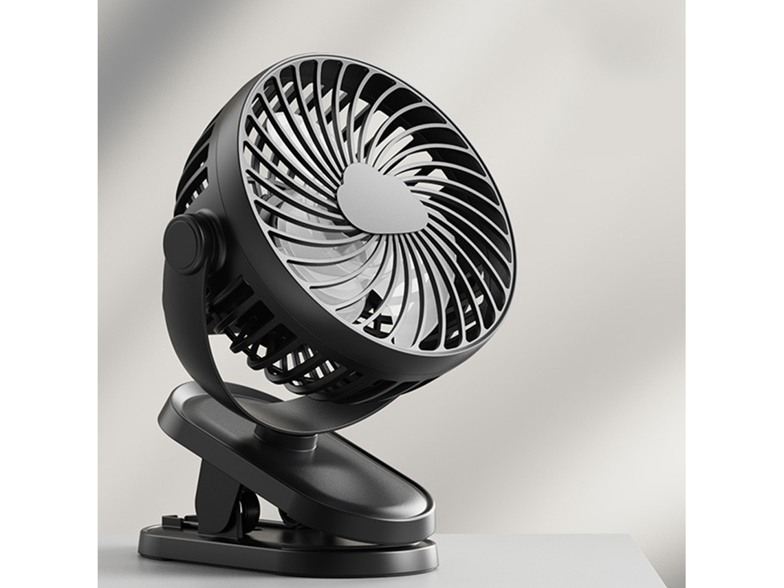Ventilador Usb, Mini Ventilador Portátil Com Clipe E 3 Velocidades