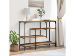 Vidaxl Mesa De Console Madeira Antiga 100 X 35 X 75 Cm
