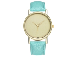 Pulseira de relógio de quartzo unissex elegante e moderna para uso casual (verde menta)