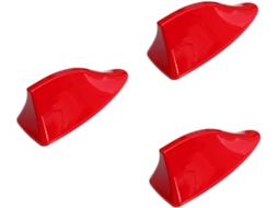 Antena Universal Em Formato De Barbatana De Tubarão Para Carro, Conjunto De 3 Peças, Acessórios Decorativos