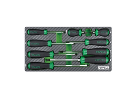 Pack TOPTUL Chave Fenda Phillips 9Peças GEA0909