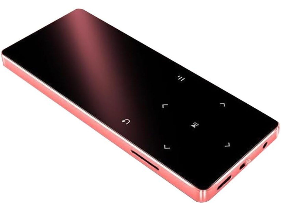 Reprodutor Bluetooth de MP3/MP4 com tela portátil para e-books, alto-falante com áudio touchscreen sem perdas e slot para cartão MP5.