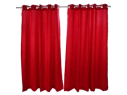 Cortinas Fio Slub (90''x90'', totalmente forradas em seda sintética)