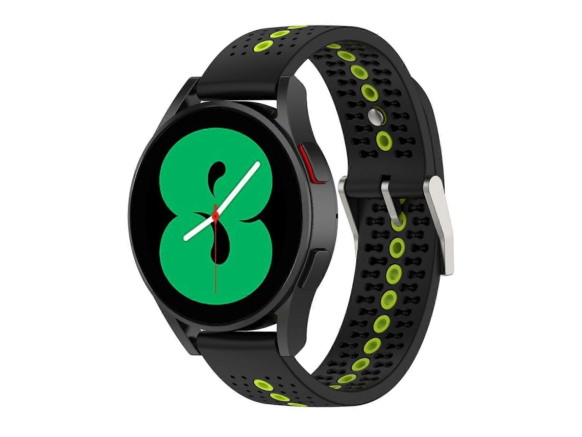 Pulseira De Silicone Respirável Bicolor De 41 Mm Para Samsung Galaxy Watch 3