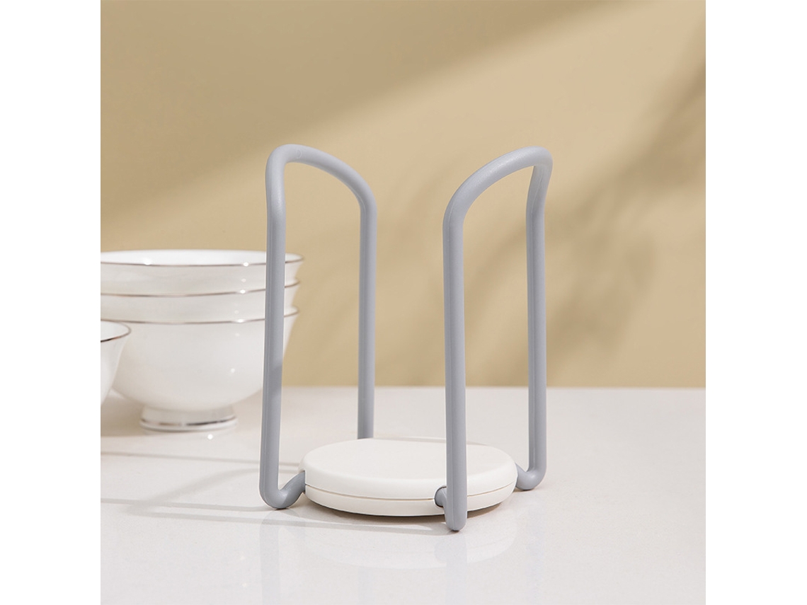 Suporte retrátil multifuncional para travessas, pratos e outros utensílios de cozinha, com escorredor. -aquaforge