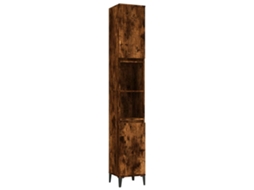 Armário Wc MAISON EXCLUSIVE Derivados Madeira Carvalho Fumado (30x30x190 cm)