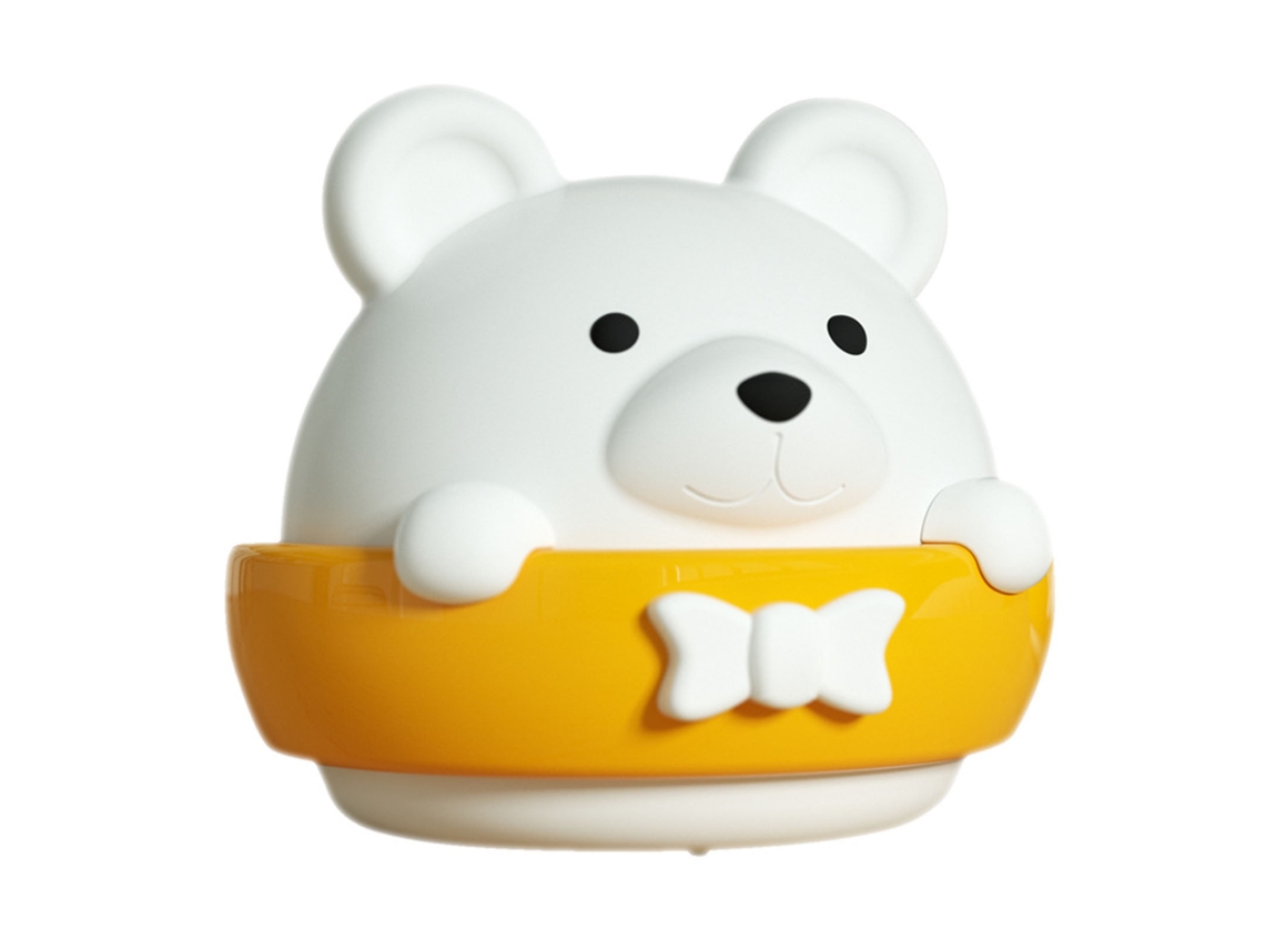Lâmpada de Parede Led Ursa Cute com Controle Remoto Proteção Ocular Luz Noturna de Cabeceira