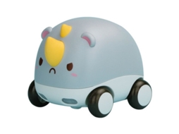 2026 carrinhos de Brinquedo para Bebê com Fricção, Luzes e Música, 3 Animais Cartunes, Educativo, Seguro, Sem Bateria