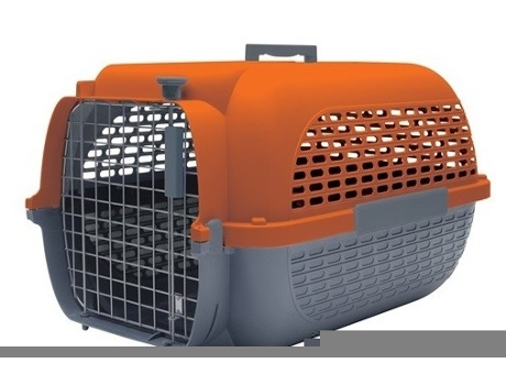 Transportadora Voyaguer Laranja e Cinza 56.5x37.6x30.8 cm 