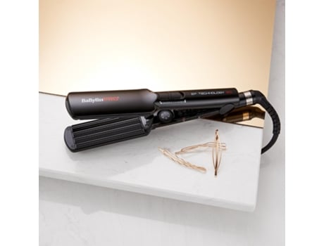 Babylisspro Crimp38 Modelador de Cabelo Quente Preto 53 W 2.7 M