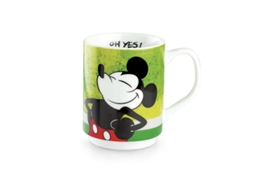 Chávena empilhável Mickey I Am amarela 350 ml