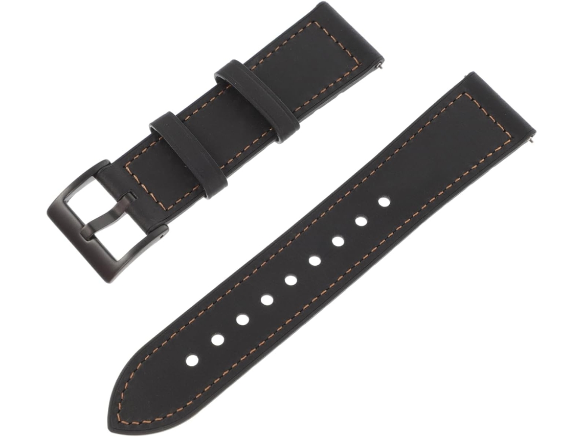 Pulseira De Couro Genuíno Compatível Com Samsung E Estilo Casual Para Acessórios De Relógio. Gokoco