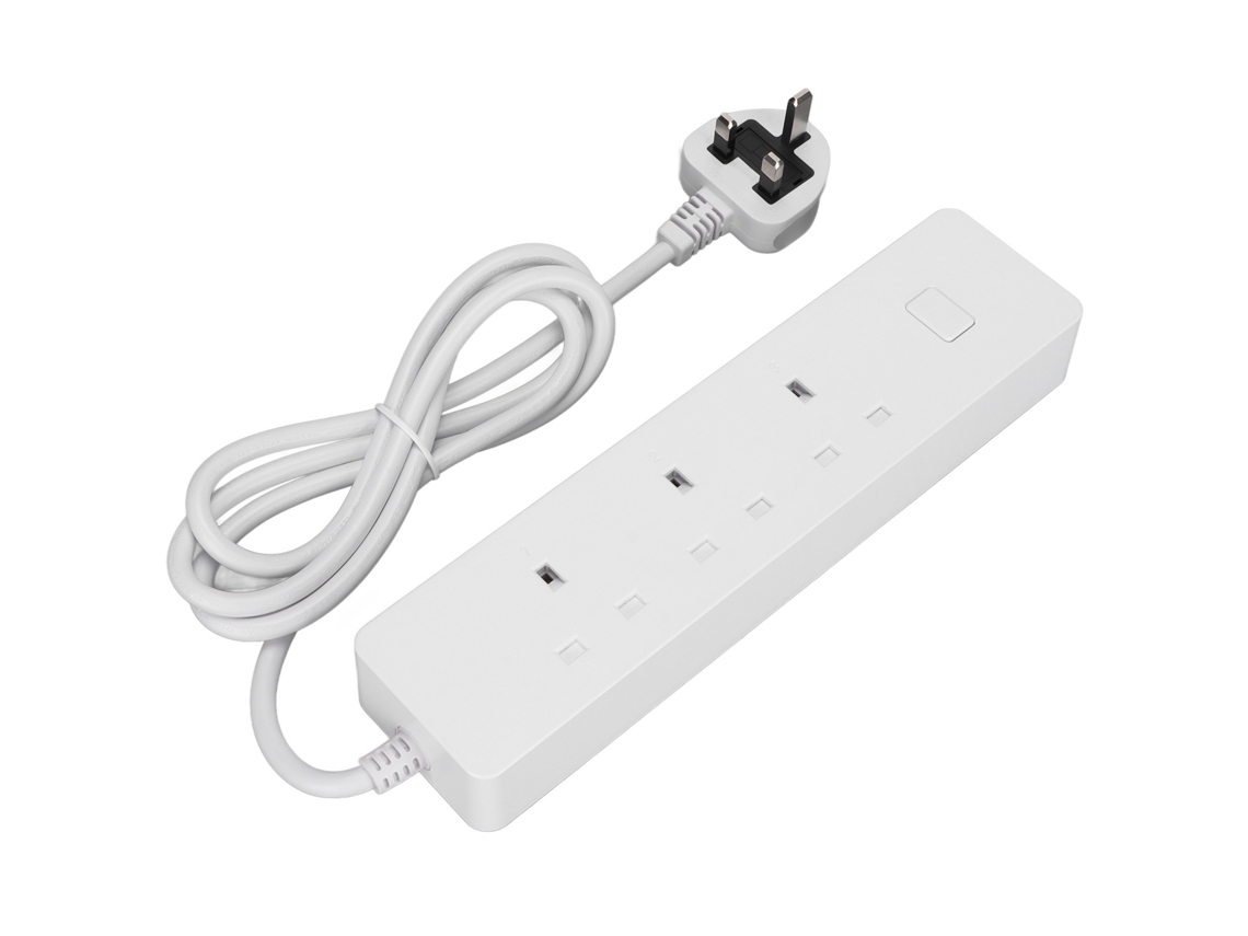 Painel De Energia Inteligente Wifi Com 3 Tomadas Ac E 2 Portas Usb Para Casa Escola Escritório 100‑240v