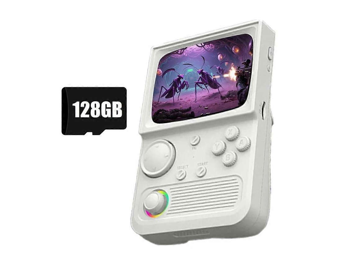 Console Portátil Retrô R36t GOKOCO com 128 Gb e 20000+ jogos, Tela IPS 3,5 polegadas