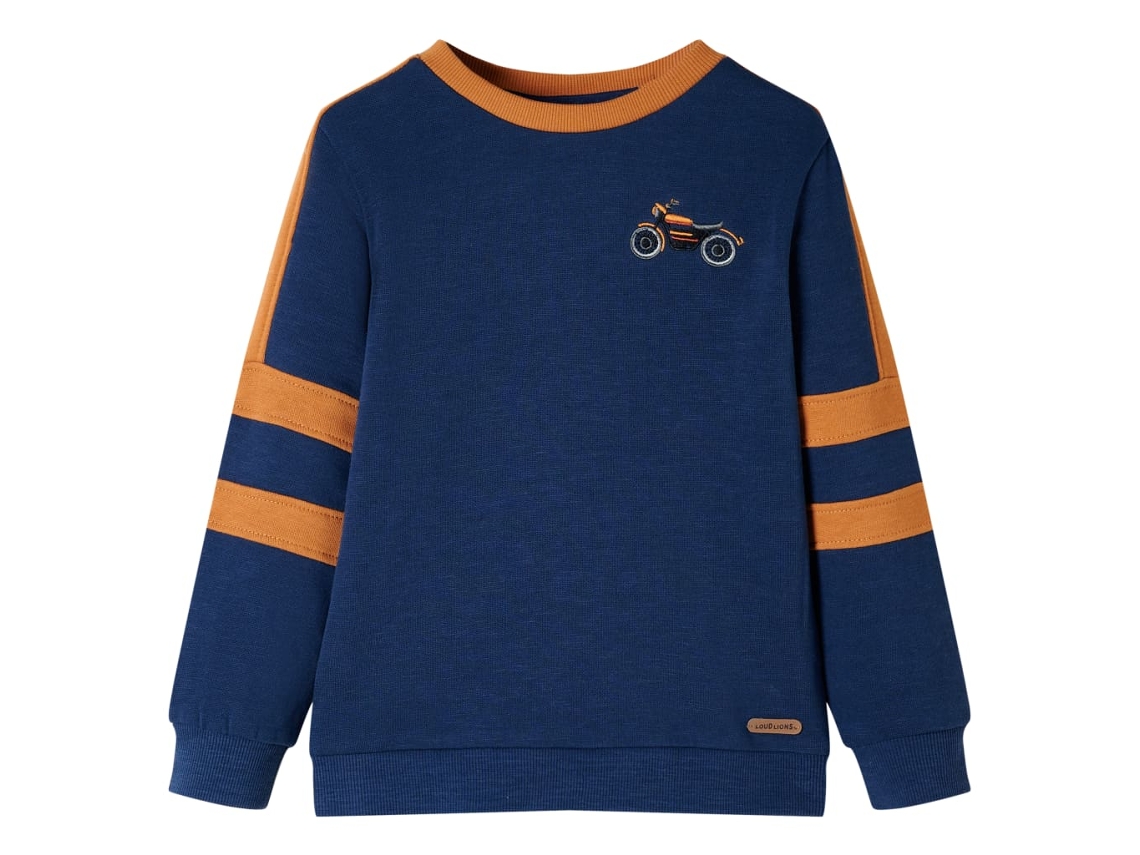 Sweatshirt Para Criança Azul-índigo 92