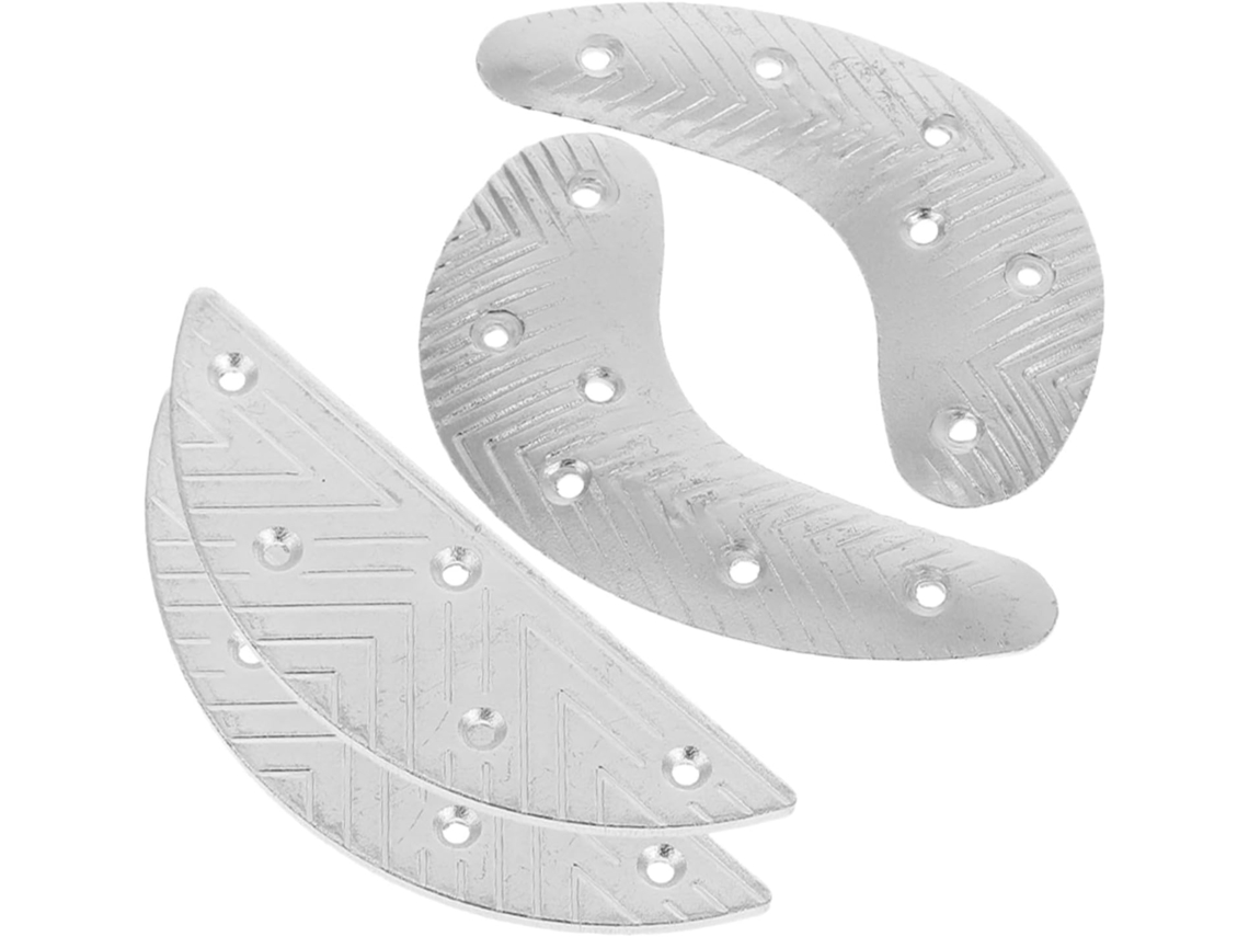 Pares De Solas Ferro Para Ferraduras Cavalo, Solas De Ferro Para Reparo Saltos, Placa Antidesgaste Para Botas