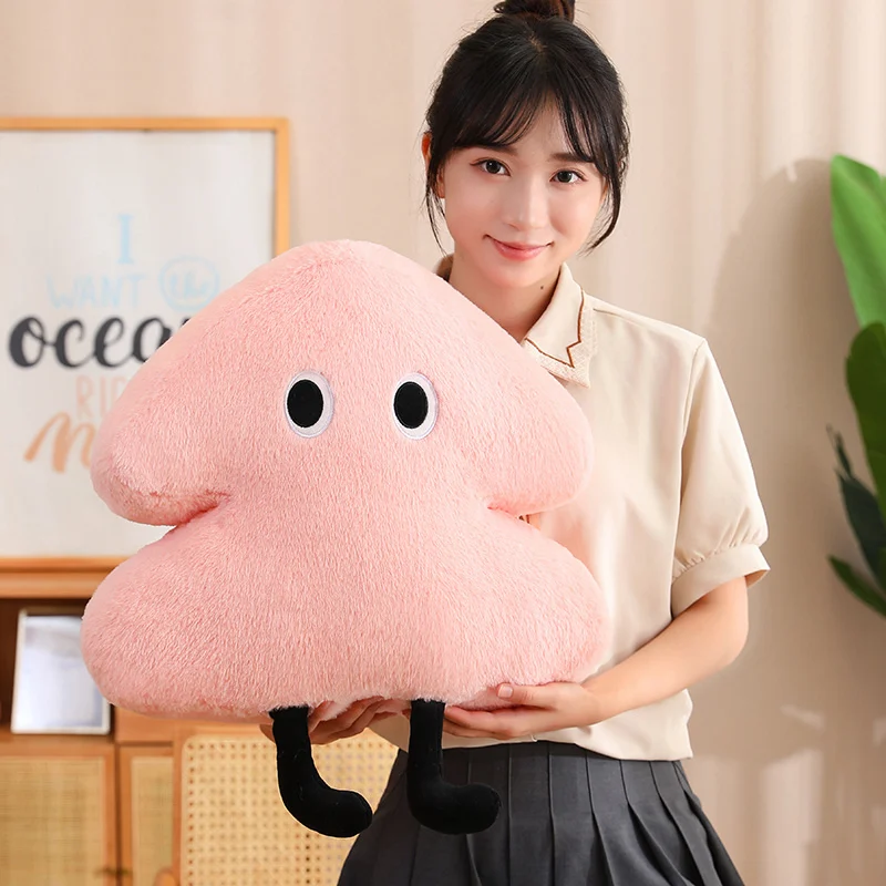 Almofada/travesseiro Pequeno em Formato de Árvore para Adultos Decoração de Casa MDUG (rosa 43cm)