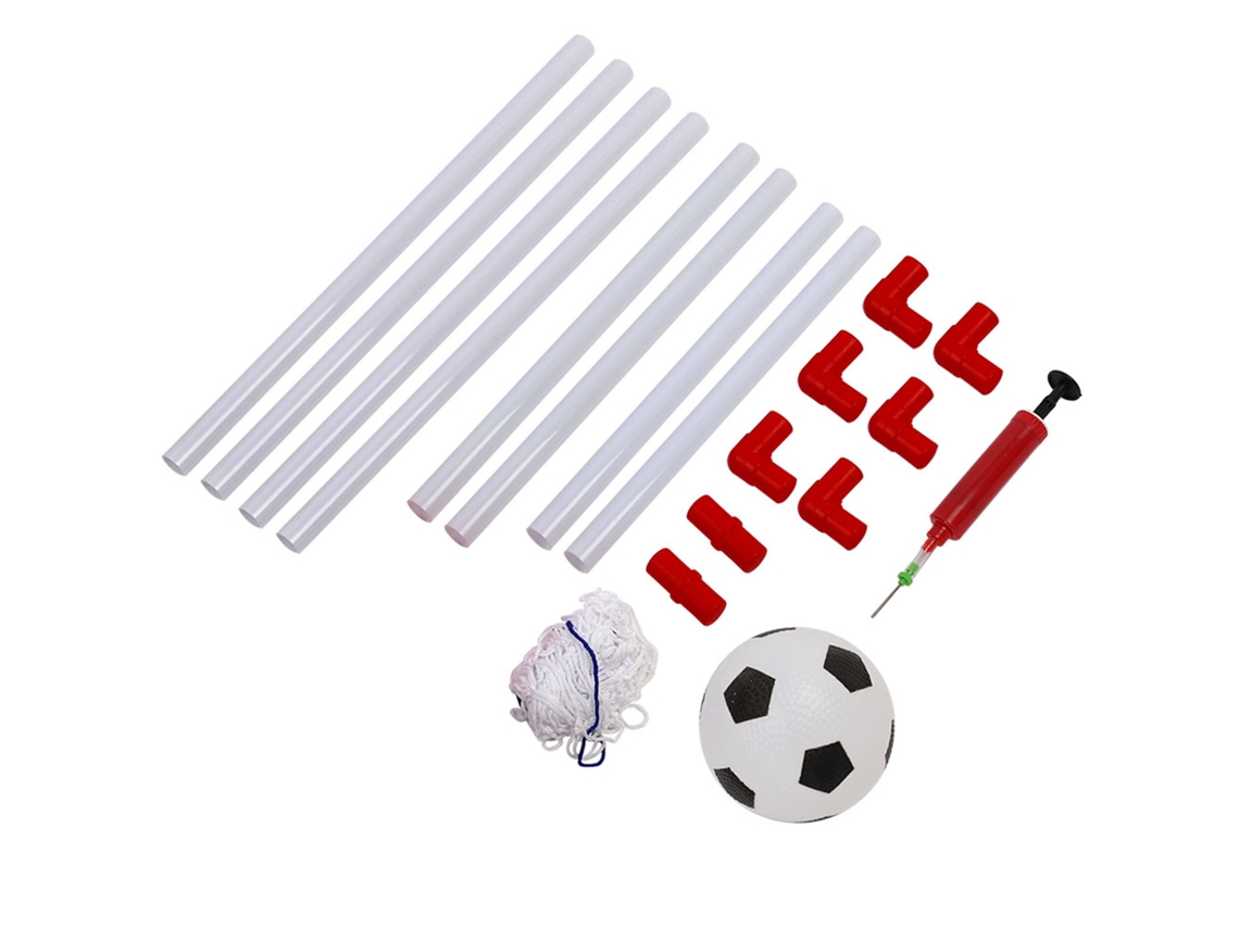 Conjunto de mini jogos de futebol para crianças em ambientes internos e externos com rede e bomba de bola, brinquedo esportivo