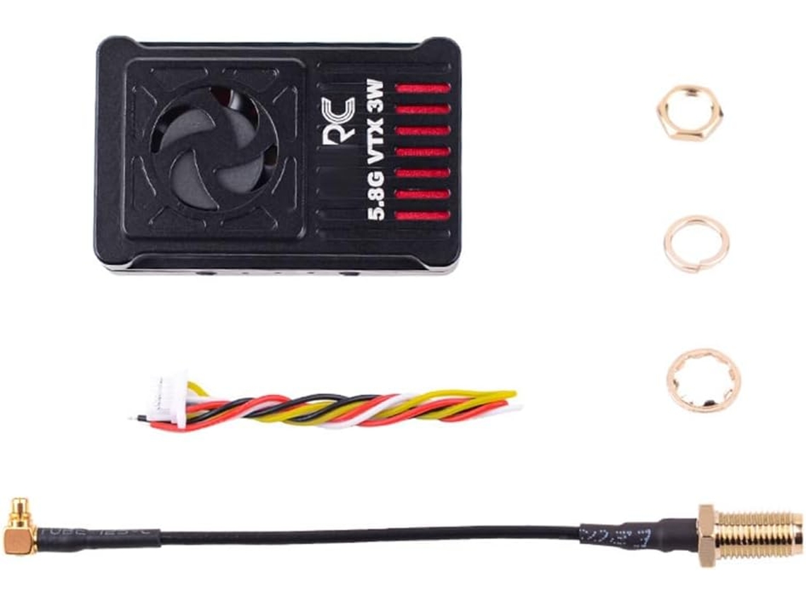 Transmissor de Vídeo Fpv Vtx de Alta Potência 5.8g 3w com 48 Canais, Compatível com Baterias de 2 a 8s para Drones. SFUSHOS