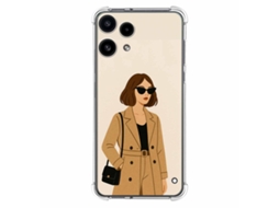 Capa Tumundosmartphone De Silicone À Prova De Choque Para Nothing Phone 3a Lite 5g Design Feminino 01 Com Desenhos Animados