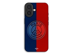 Capa Para Celular - Maniacase - Iphone 17 - Silicone Tpu - Preta - Logotipo Do Psg