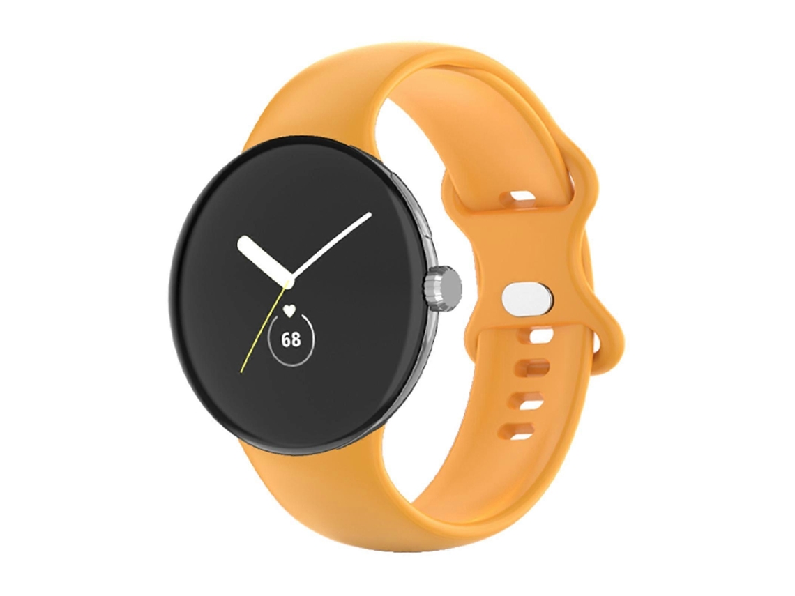 Pulseira De Silicone De Cor Única Para Relógio Google Pixel Watch Feminino