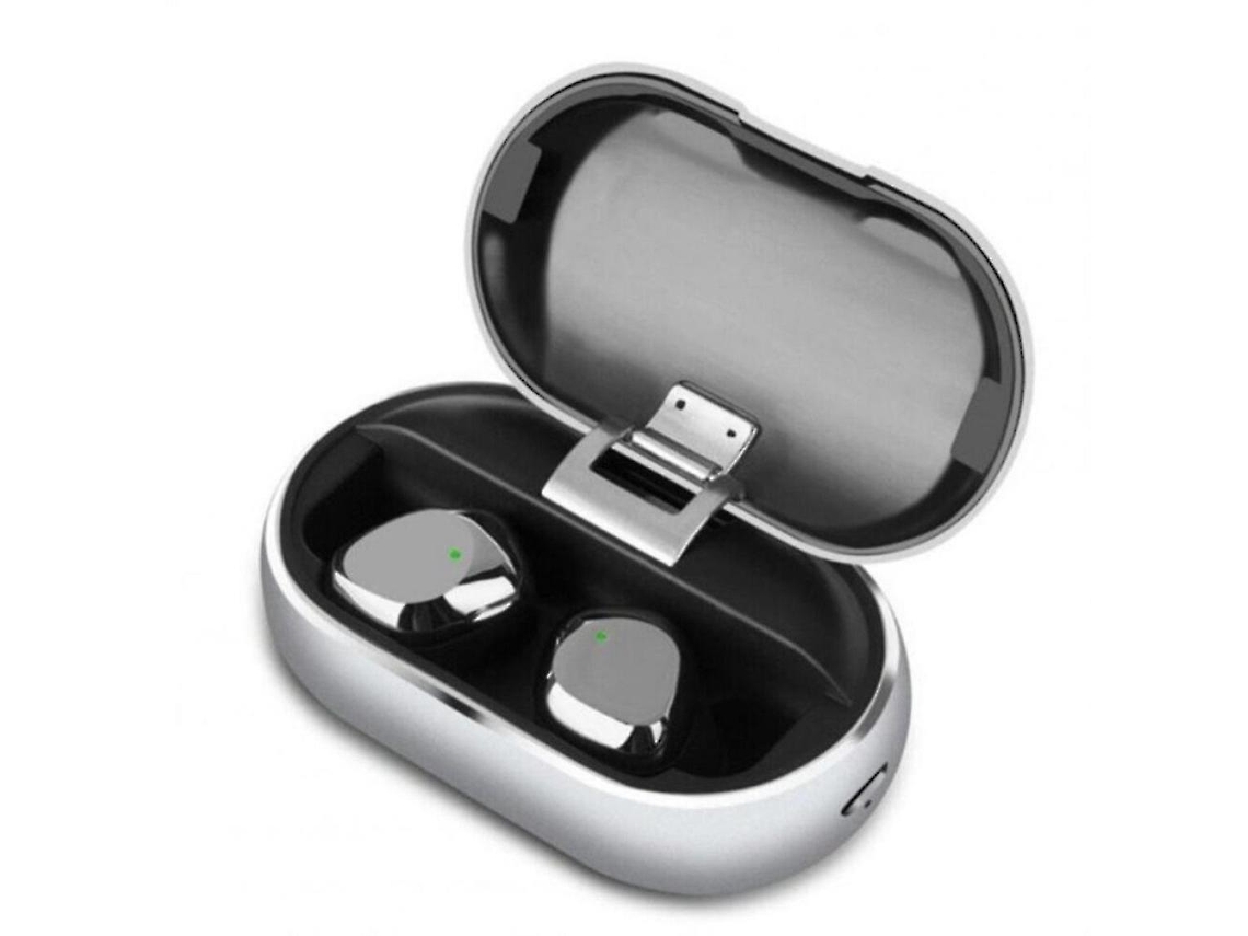 Auriculares Bluetooth True Wireless For X26 Double Ear 5.0 Silver