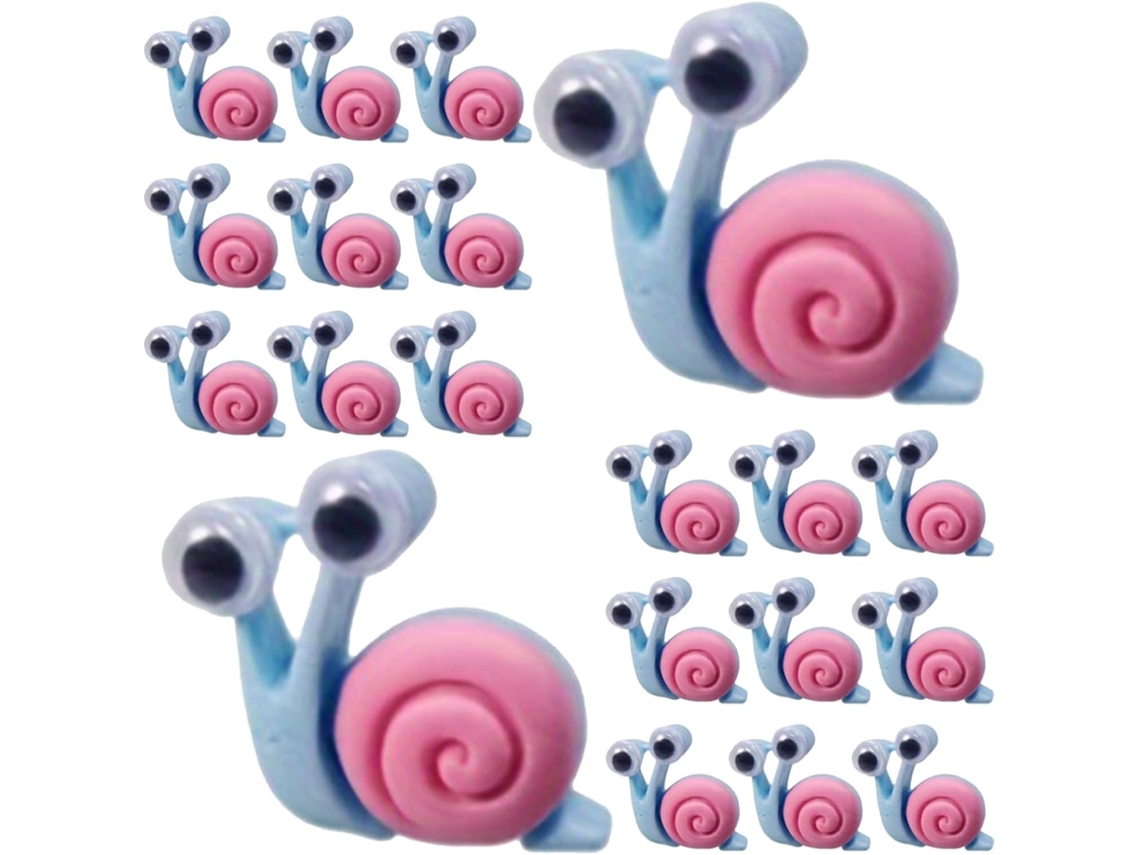 Prego Decorativo em Formato Caracol Cabilock para Quadros Cortiça Escritórios, 30 Peças, Plástico e Metal, Uso