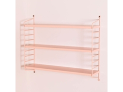 Sklum Estante Modular De Parede ↔︎60 Cm Em Aço Emine Aço Dália Rosa