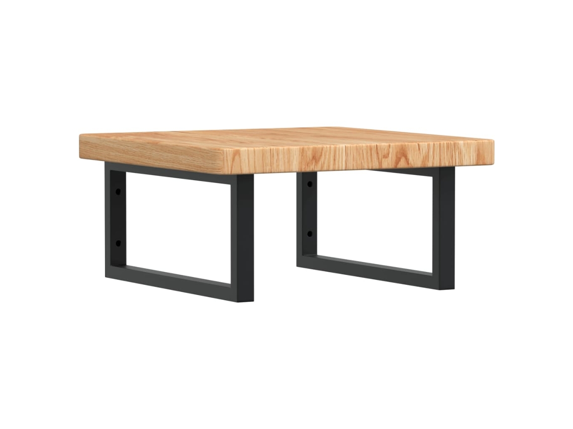 Basin Shelf, Basin Shelves Vidaxl Marrom Madeira De Carvalho (50 X 50 X 4 Cm)