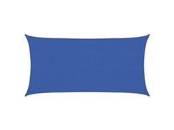 Vidaxl Vela De Sombra 2,5 X 6 M Hdpe Retangular Azul