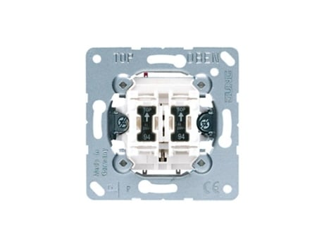 Mecanismo De Botão Duplo Com Luminoso 10ax 250v Jung 535u5