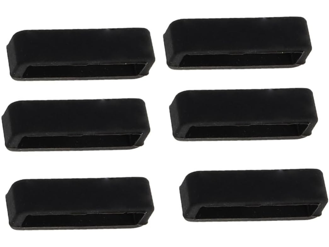 Conjunto De 6 Peças De Aro De Silicone Para Relógios Esportivos, Fechos Para Pulseiras De Relógio, A Gokoco