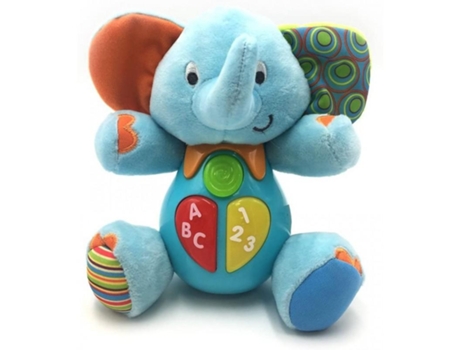 Winfun- Timber Elefante Canta Y Aprende Conmigo Color Azul Cpa Toy Group 689 Color/Modelo Surtido