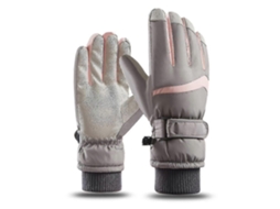 Luvas De Esqui De Inverno Para Homens E Mulheres, Para Atividades Ao Ar Livre, À Prova Dágua, Antiderrapantes, Com Tela Sensível Aquaforge