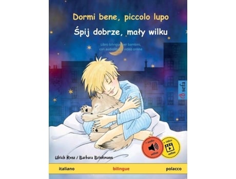Livro Dormi Bene, Piccolo Lupo - Spij Dobrze, Maly Wilku De Ulrich Renz (inglês)