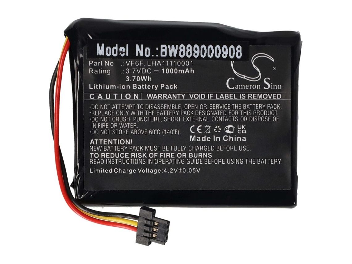 Bateria Compatível Para Gps Vf6f Tomtom
