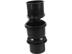 Extensor de suporte para garrafa térmica Duplo para carro, em ABS resistente, para bebidas.