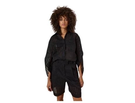 Blusa De Mulher Souvenir Viscose Preto (l)