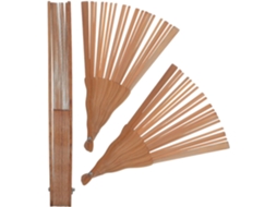 Conjunto de 3 peças para ventiladores Callaron com 30 sondas, leve e portátil, madeira marrom, para artesanato.
