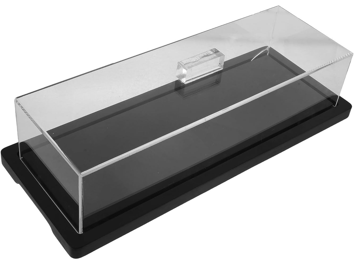Vitrine Retangular Para Sobremesas Em Bis Com Tampa De Acrílico.